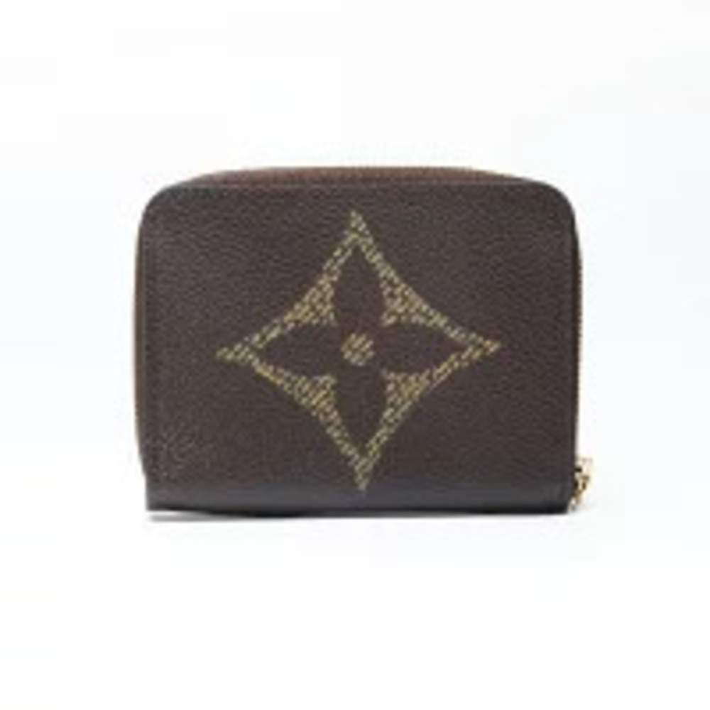 Louis Vuitton Zippy Wallet Coin Monogram Giant Case Brown